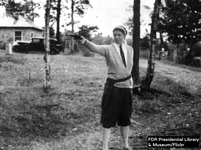 First Lady Eleanor Roosevelt: 'I Carry a Pistol, and I'm a Fairly Good Shot'