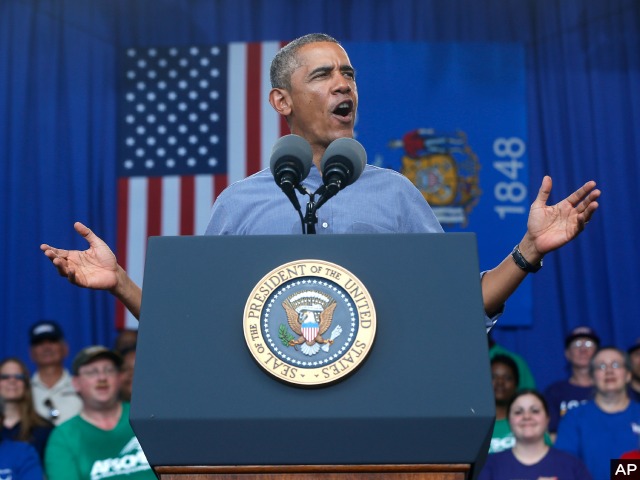 Obama Gets Fired Up for 'Immigration Rights' at LaborFest