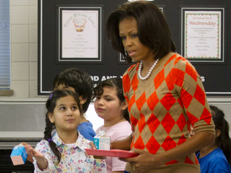 Michelle Obama's School Lunch Program: $4 Million of Food Thrown in Trash Each Day