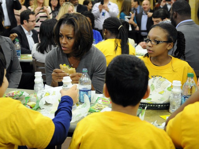 Michelle Obama Moves to Quell School Lunch Revolt