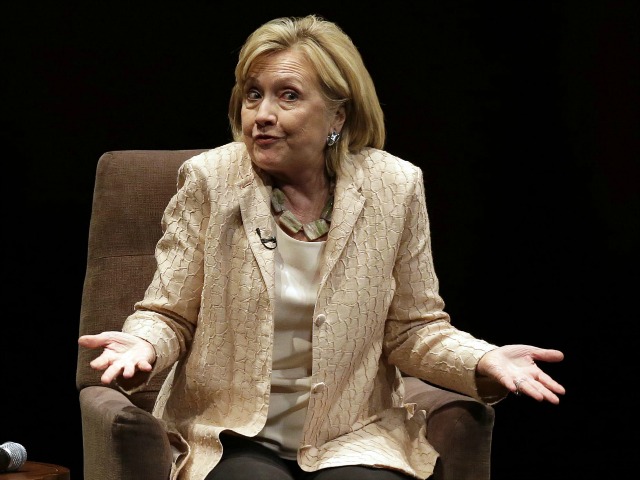 Hillary Startled as Bullhorn Heckler Interrupts San Diego Speech