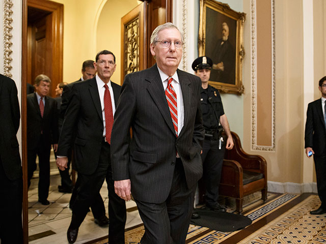 Mitch McConnell Punches Matt Hoskins in the Nose