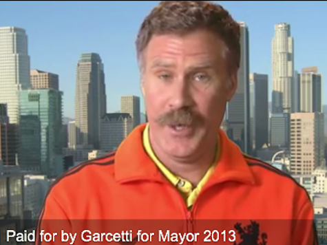Ferrell and Hayek Endorse LA Mayoral Candidate Garcetti