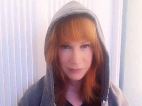 Kathy Griffin Dons Hoodie for Trayvon Martin Twitter 'March'