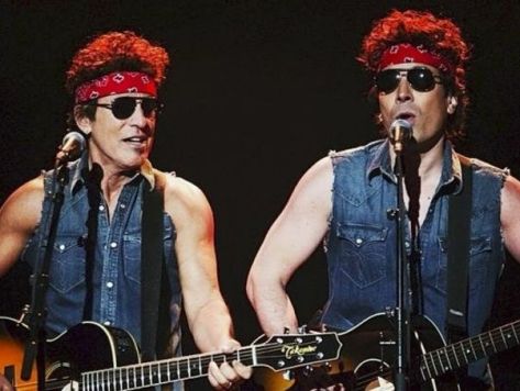 Springsteen, Fallon Mock Christie With 'Born to Run' Parody