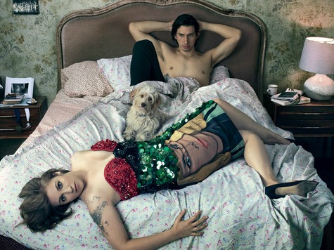 Feminist Lena Dunham Defends Vogue Photoshopping Her Glamor Shots