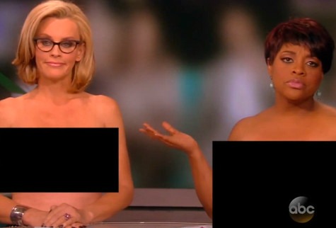 'The View' Hosts Pay Tribute to Lena Dunham's 'Girls,' Do Segment Nude