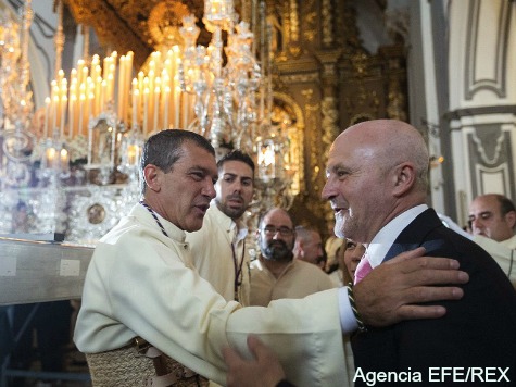 Antonio Banderas Returns to Spain for Holy Week