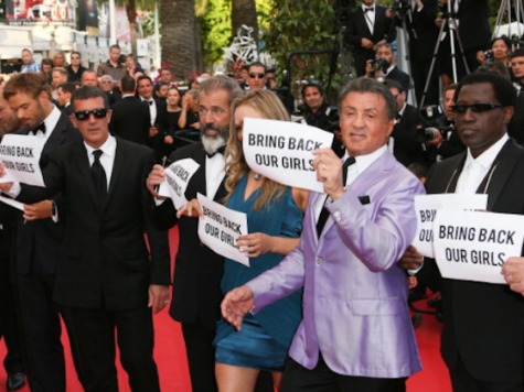 'Expendables' Cast Joins #BringBackOurGirls Campaign at Cannes