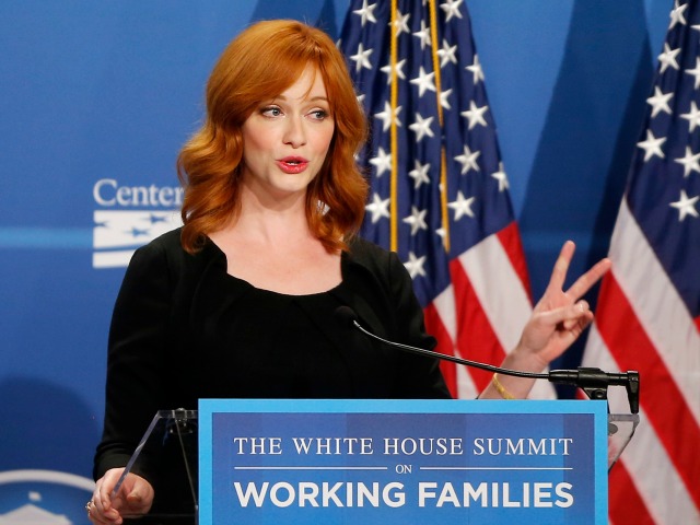 Christina Hendricks Cites 'Mad Men' Character to Push Obama Workplace Policies