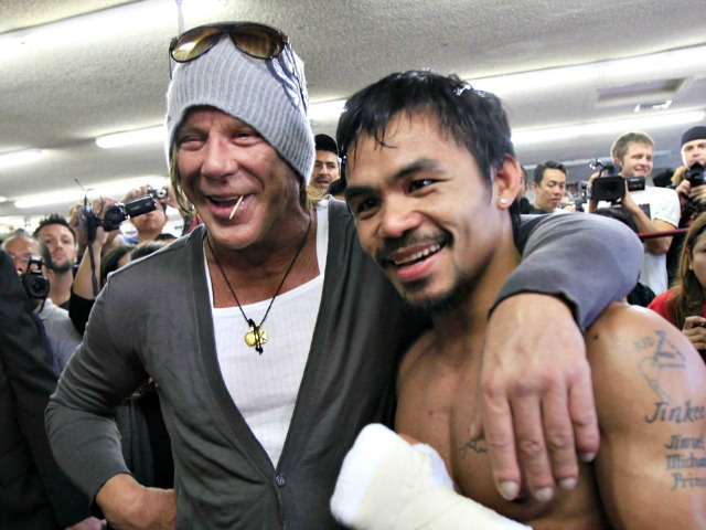 62-Year-Old Mickey Rourke Returns to Boxing, Strips Down to Underwear for Weigh-In