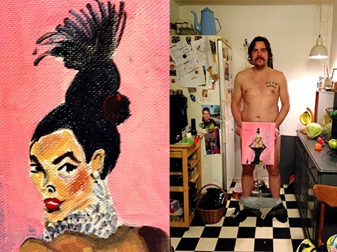 Artist Uses Penis to Paint Portrait of Kim Kardashian’s Naked Butt