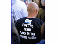 Media Make Unsupported Claim Romney Supporter Wore Racist T-shirt at Rally