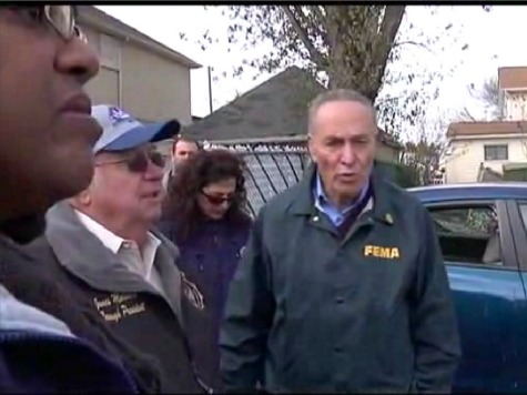 Media Selectively Edits Chuck Schumer out of Sandy Victim's Pleas for Help