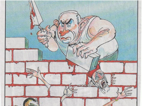 Sunday Times Posts Cartoon of Netanyahu Using Blood Libel