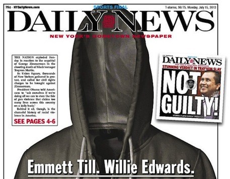 NY Daily News' Cover Links Trayvon with Civil Rights Martyrs