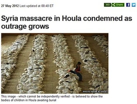 Flashback: BBC News Runs 2003 Iraq Photo as Syrian Massacre Photo