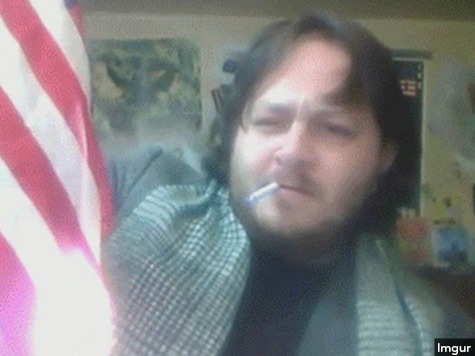 Politico Writer Shares Gif of Himself Burning American Flag