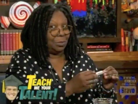 Whoopi Teaches Us Her Talent: How To Roll a Joint (Video)