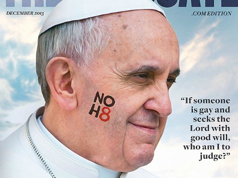 Gay Rights Mag Names Pope Francis 'Person of the Year' Despite Same-Sex Marriage Stance