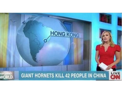 CNN Doesn't Know Where Hong Kong Is