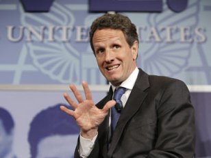 Geithner: If Economy Is Bad, Blame The Rest of the World