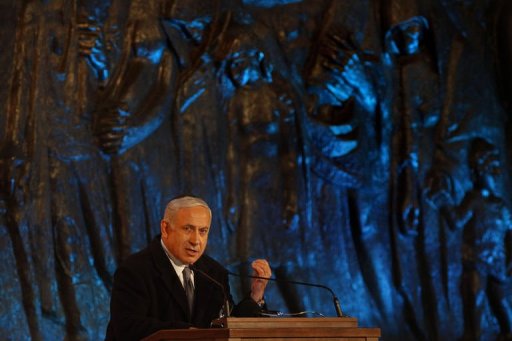 Netanyahu denounces Iran threat on Holocaust anniversary