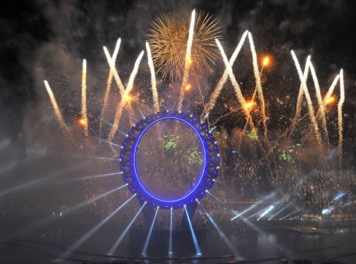 S. Korea opens expo with fireworks, laser show