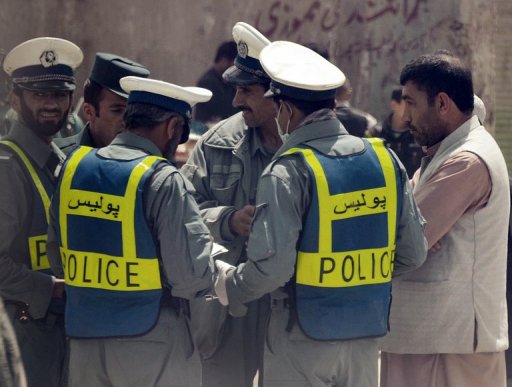 Afghan roadside bomb kills four police
