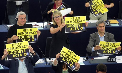 EU Parliament Rejects ACTA Anti-piracy Treaty