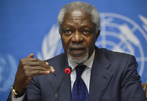 Kofi Annan to Step Down as Syria Envoy