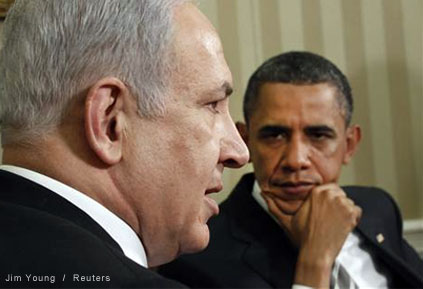 Obama's Glare at Paul Ryan and Bibi Netanyahu