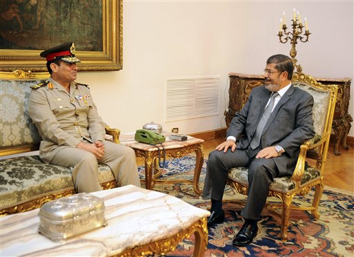 Egypt's President Awards Medals to Sacked Generals