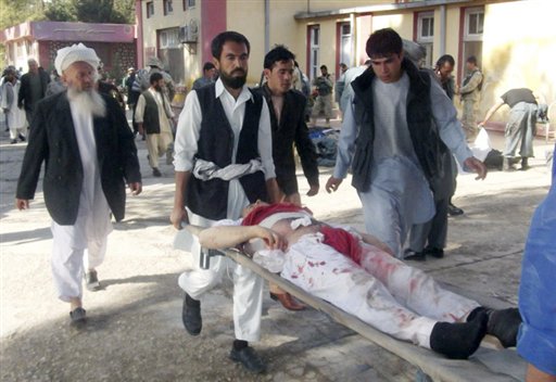 Officials: Suicide Bomber Kills 36 in Afghanistan