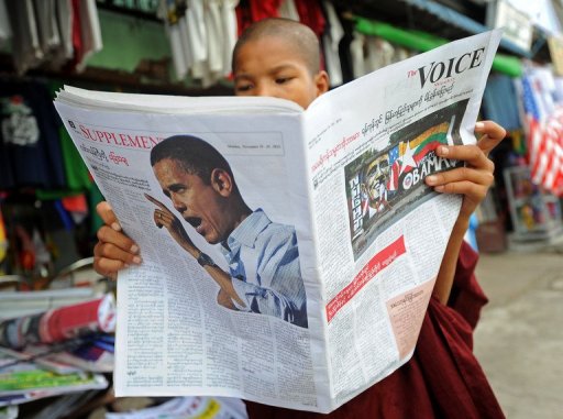 Obama Makes History with Myanmar Visit