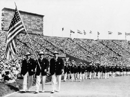 Us May Dip Flag to British Leaders at Olympics