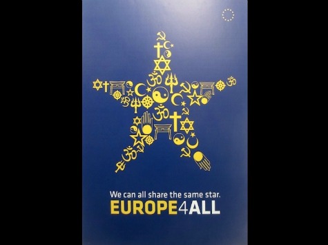 Poster Featuring Hammer and Sickle Removed from EU Headquarters