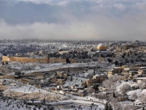 Rare Snowstorm Paralysis Jerusalem Area, Northern Israel