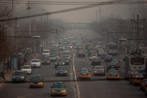 Beijing Choked by Pollution at Dangerous Levels