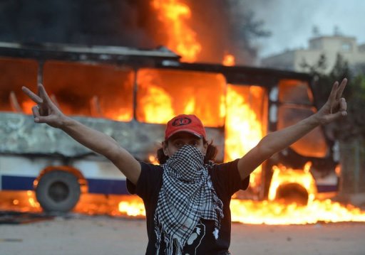 Black Bloc Attacks Muslim Brotherhood Targets In Egypt