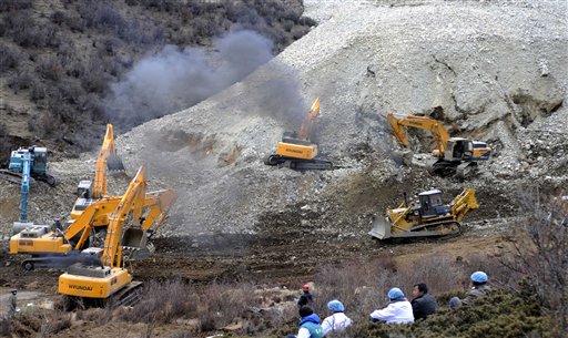 China: Landslide Buries 83 in Tibet Gold Mine Area