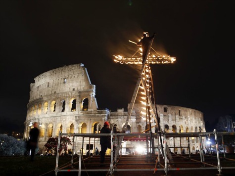 Pope Leads Thousands in Youths' Way of the Cross in Rome