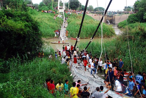 Four Killed as Bridge Collapses in Central Thailand