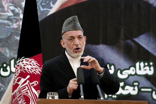 Karzai Suspends Talks with US over Taliban Move