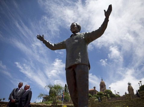 30-foot Statue of Nelson Mandela Unveiled in South Africa