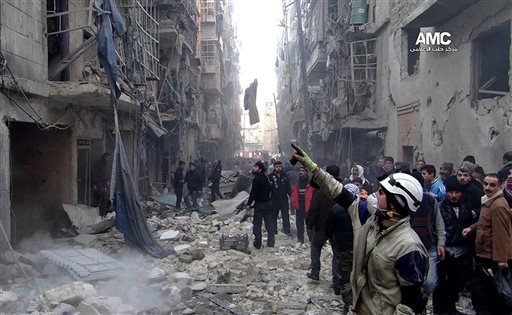 Activists: Syrian Aircraft Hit Aleppo, Killing 15