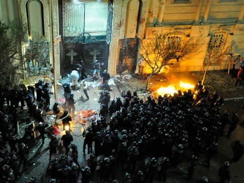 Muslim Brotherhood Burns Churches, Scapegoats Christians Following Crackdown