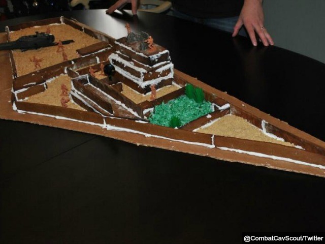 Man Creates Replica of bin Laden's Compound from Gingerbread
