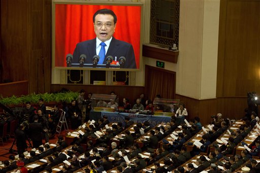 China Premier Promises to Advance Economy Reforms