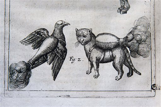 16th-Century Manual Shows 'Rocket Cat' Weaponry
